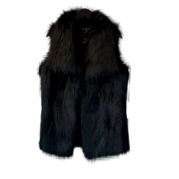 𝅺Via Spiga Faux Fur Vest - M - Picture 3 of 5